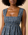 Daisy - Floral - Midi Sleeveless