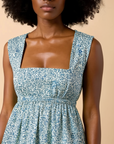 Daisy - Floral - Midi Sleeveless