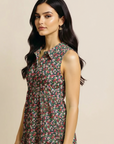Periwinkle - Floral - Maxi Sleeveless