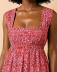 Daisy - Floral - Midi Sleeveless