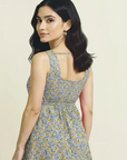 Daisy - Floral - Midi Sleeveless