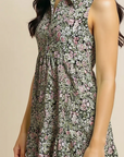 Periwinkle - Floral - Maxi Sleeveless