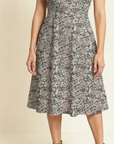 Dahlia - Floral - Midi Sleeveless