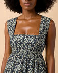 Daisy - Floral - Midi Sleeveless