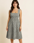Daisy - Floral - Midi Sleeveless