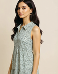 Periwinkle - Floral - Maxi Sleeveless