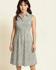 Dahlia - Floral - Midi Sleeveless