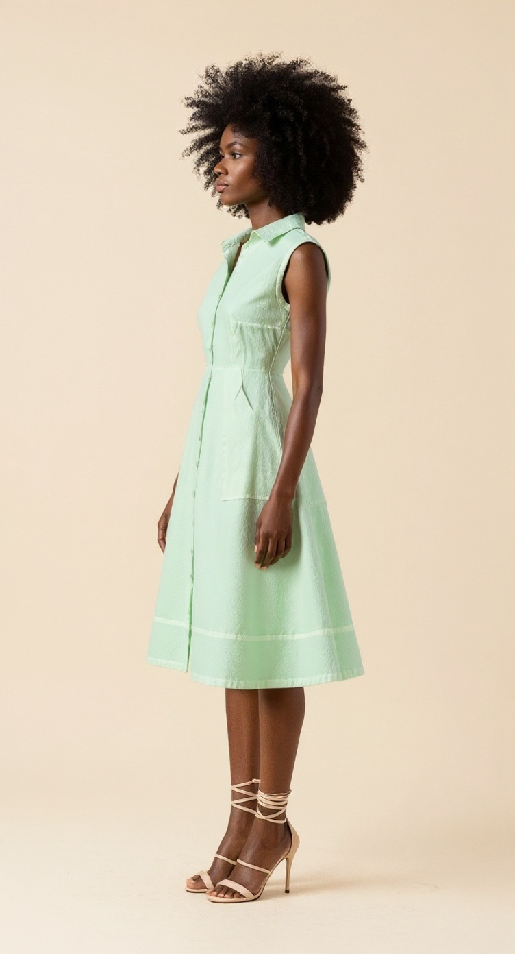 Dahlia - Solid - Midi - Sleeveless