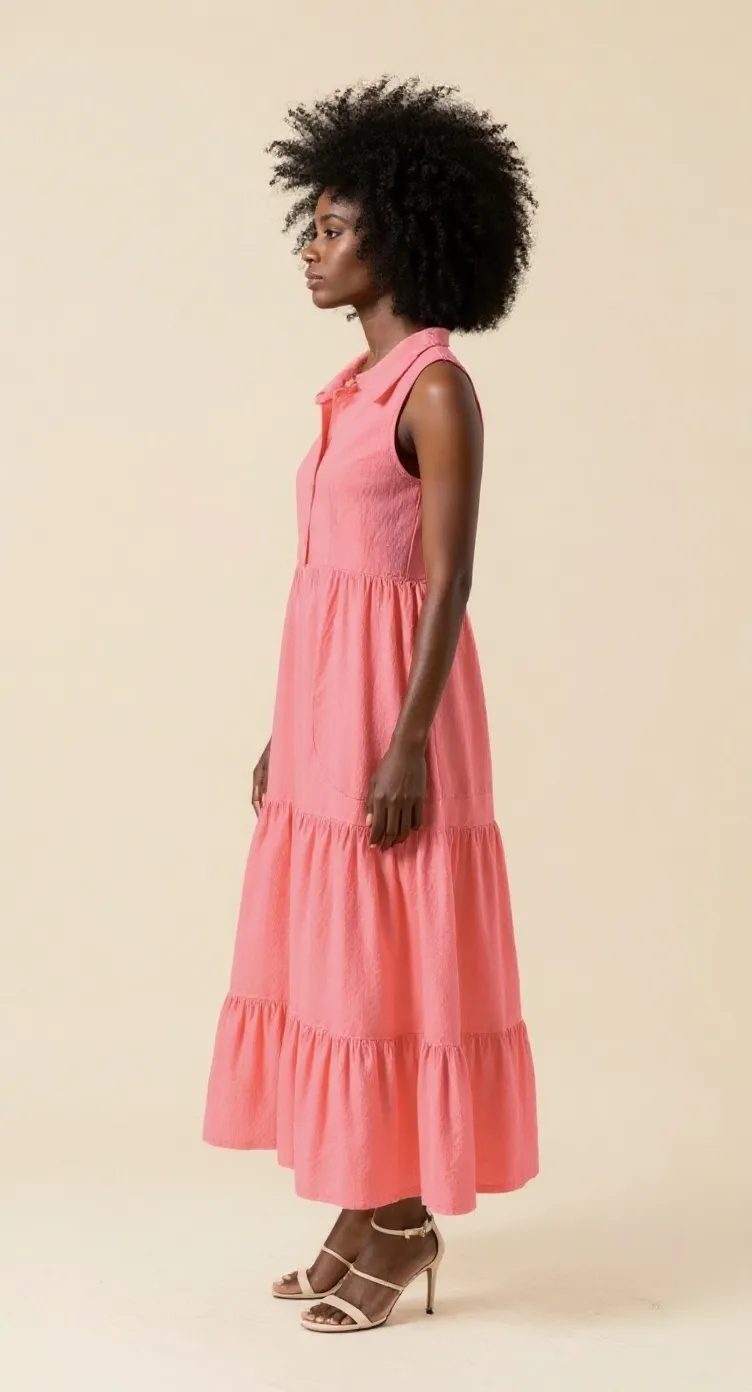 Hazel - Solid - Maxi Sleeveless