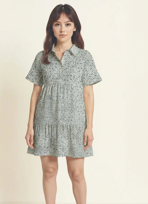 Periwinkle - Floral - Mini