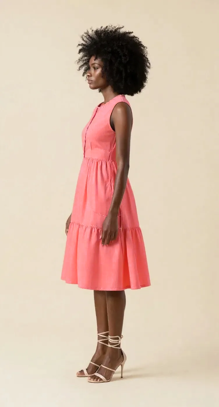Protea - Solid - Midi Sleeveless